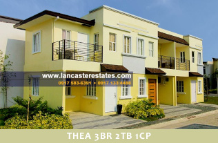 Thea House Model - 3-Bedroom Townhouse for Sale in Cavite