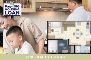 2-Bedroom Unit - Westwind Condominiums - 2-Bedroom Family Condo for Sale in Cavite
